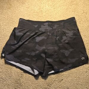 GAP Black Camo Athletic Running Shorts